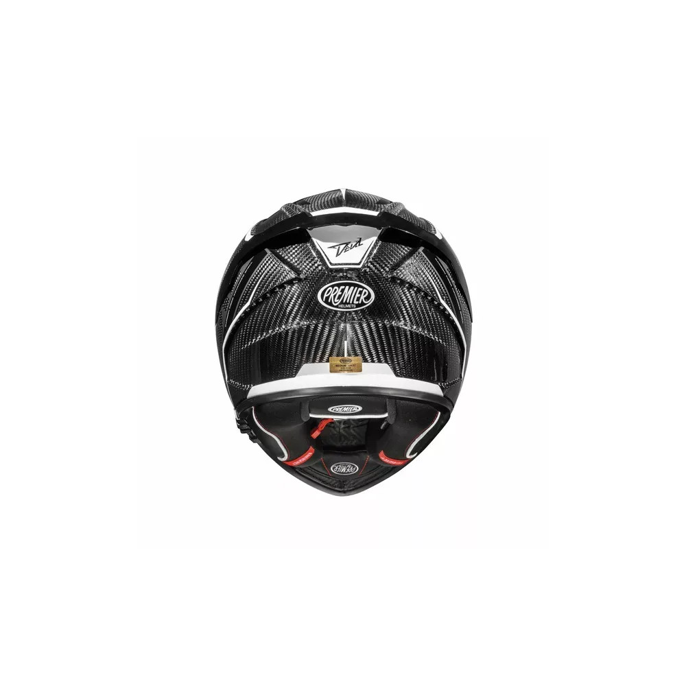 Casco Devil Carbon ST8 — 2XL, negro brillante